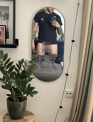 Selfie miroir sur Barbezieux-Saint-Hilaire 16300
