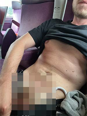 Lyonnais gay trop chaud dans le train