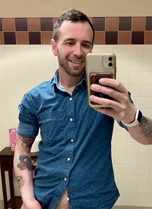 Barbu jovial et son bon chibre sur Blagnac